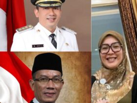 Foto : Kiri atas (Bupati Kabupaten Kepulauan Meranti), Kiri Bawah (Ketua DPRD Kabupaten Kepulauan Meranti, Fauzi Hasan), Kanan (Kepala Dinas BPKAD Kabupaten Kepulauan Meranti, Fitria Nengsi).