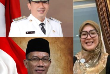 Foto : Kiri atas (Bupati Kabupaten Kepulauan Meranti), Kiri Bawah (Ketua DPRD Kabupaten Kepulauan Meranti, Fauzi Hasan), Kanan (Kepala Dinas BPKAD Kabupaten Kepulauan Meranti, Fitria Nengsi).