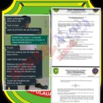 Foto Kiri Hasil tangkap Layar percakapan Melalui WhatsApp SF (Sekretaris Dishub), bersama NA (Pengelola Parkir), dan kanan diduga kontrak Palsu Dishub dan LMCM.