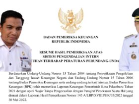 Foto : Kanan Penjabat (Pj) Wali Kota Pekanbaru Muflihun, S.STP, MAP, dan Kiri Zulhelmi Arifin alias Ami Kadis (Disperindag) Kota Pekanbaru.