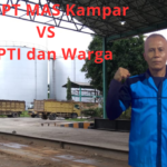 Foto : Elin Selaku sekretaris PUK SPTI Danau Lancang dan Lokasi PKS PT. MAS.