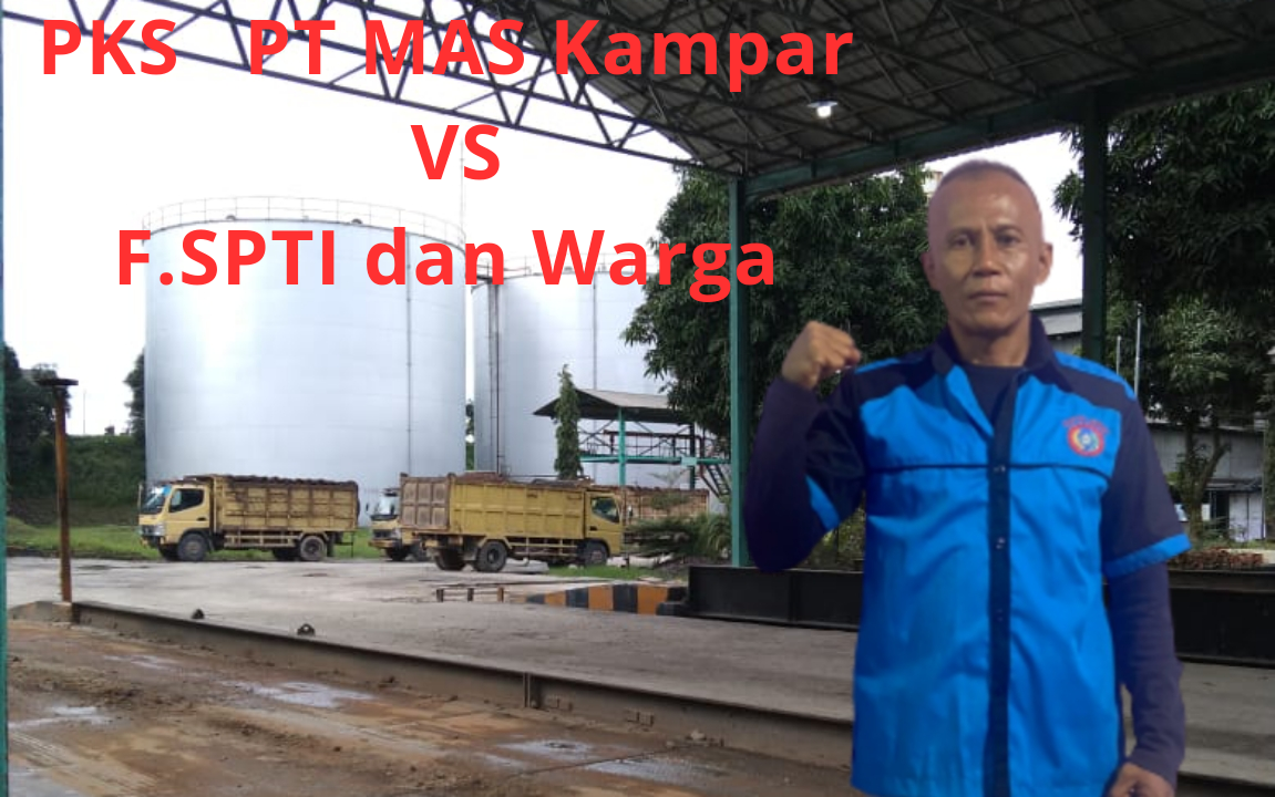 Foto : Elin Selaku sekretaris PUK SPTI Danau Lancang dan Lokasi PKS PT. MAS.