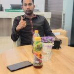 Foto : Tp. Batubara selaku Ketua DPD LSM Forkorindo Provinsi Riau, saat menyambangi Kejati Riau.