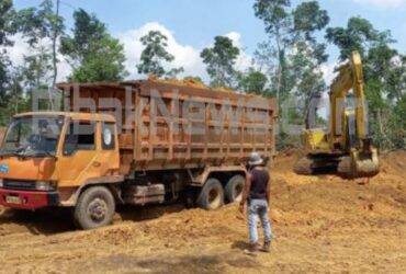 Foto : Aktifitas Galian C Diduga Ilegal Di Kota Dumai (Dok/C45).