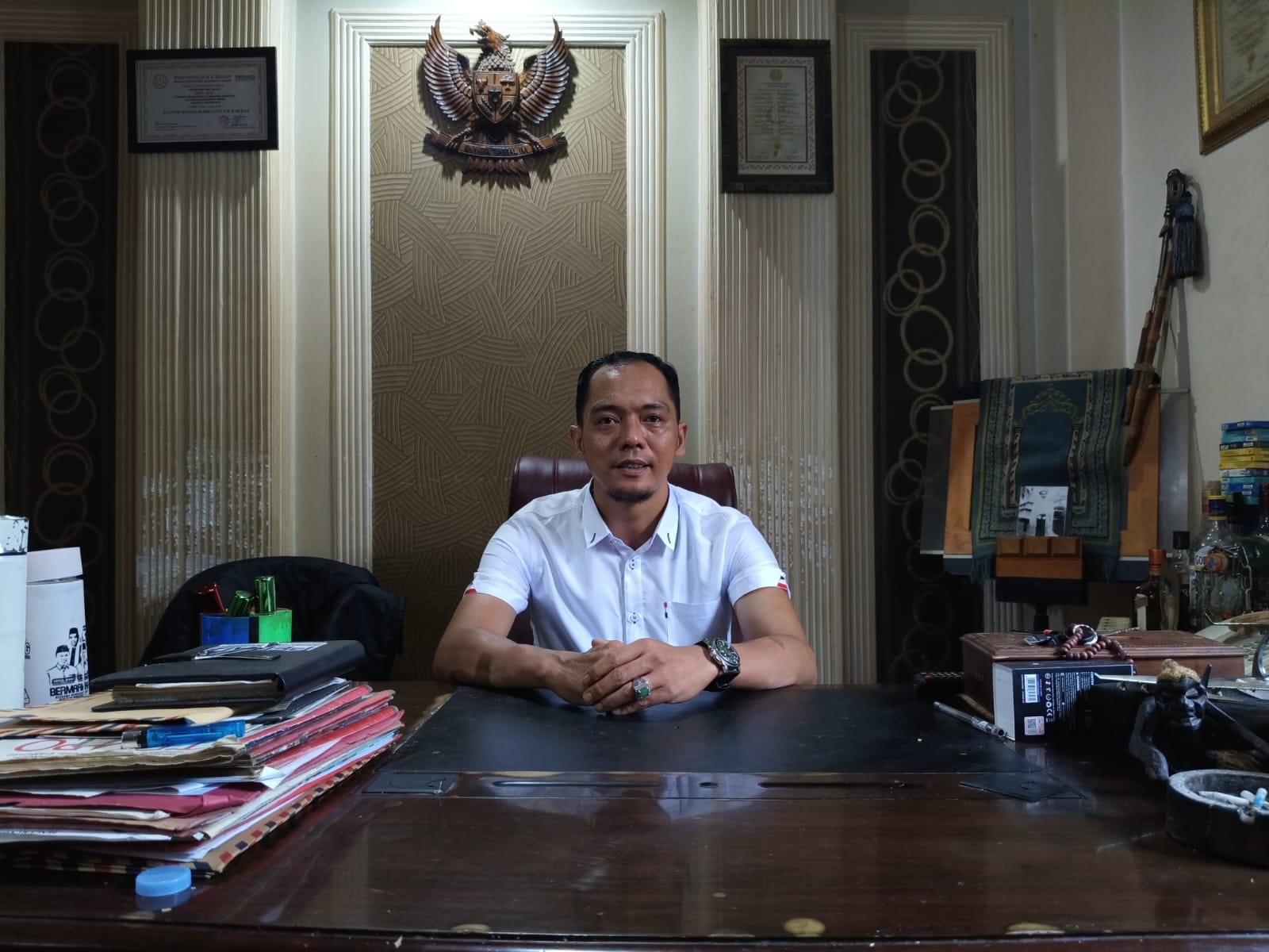 Foto : Muridi Susandi ketua Pengurus Wilayah Ikatan Wartawan Online (PW-IWO) Provinsi Riau.