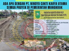 Foto : Pelaksanaan Kegiatan Proyek Jalan Kuning Jalil yang mangkrak.