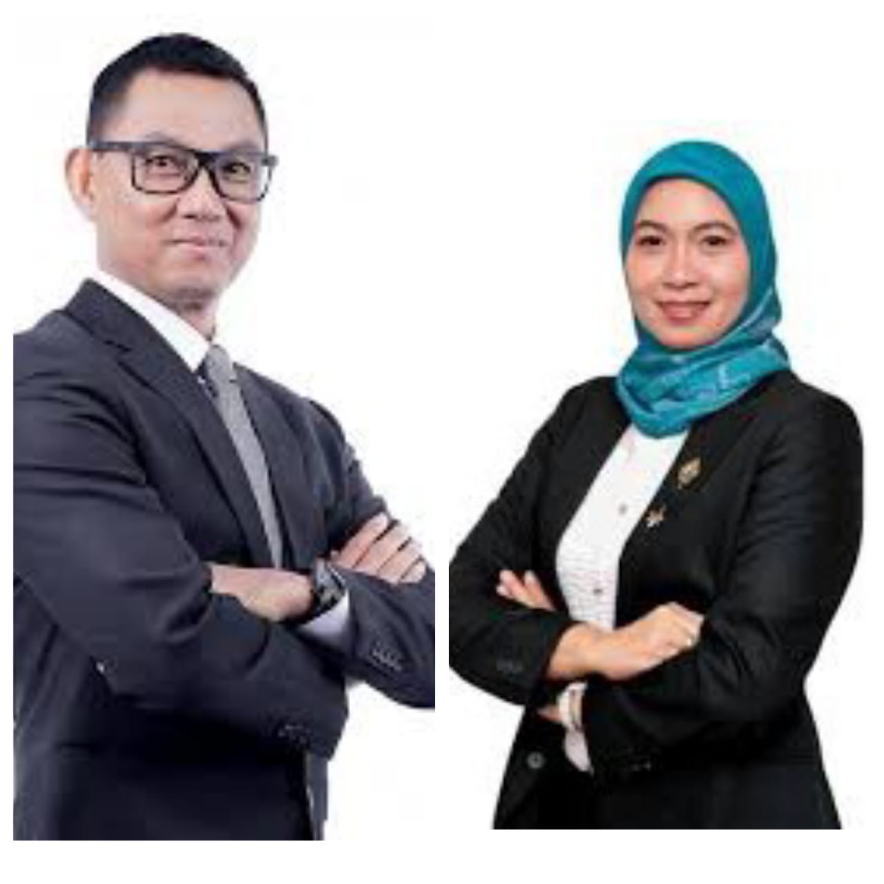 Foto : Dirut PLN Darmawan Prasodjo dan Ketua Umum Jakarta Elektrik PLN sekaligus EVP Umum PLN Arsyadhany Ghana Akmalaputri.