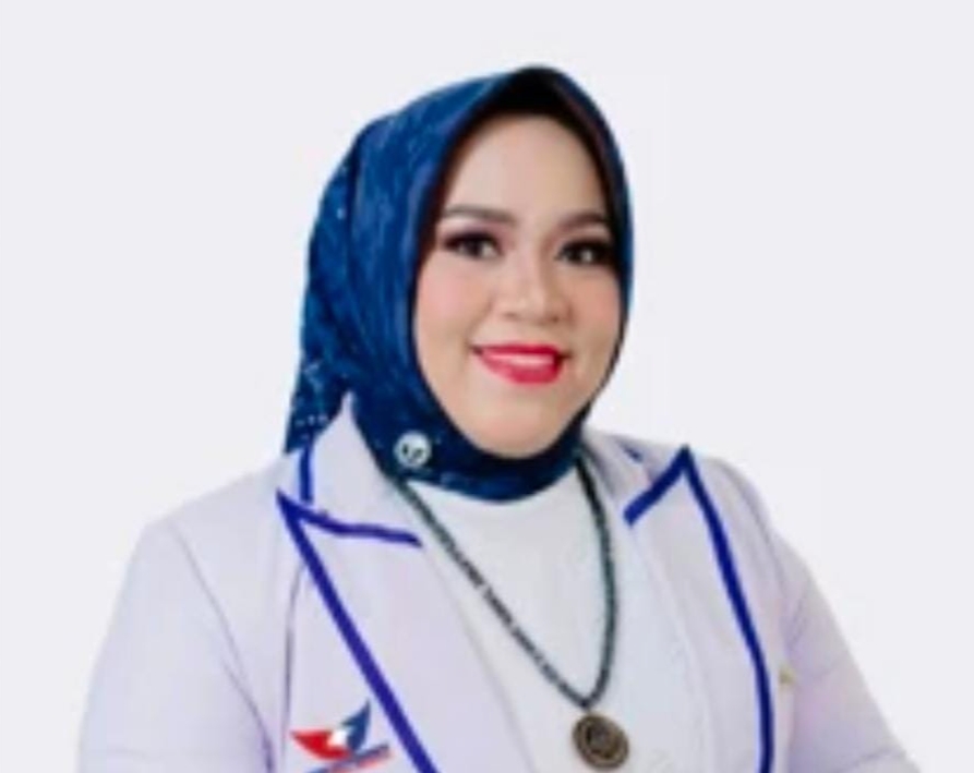 Foto : Hj Darnawati anggota DPRD Kabupaten Inhil, yang merupakan ketua Partai Perindo Inhil.