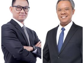 Caption: Dirut PLN Darmawan Prasodjo dan Direktur LHC Yusuf Didi Setiarto.